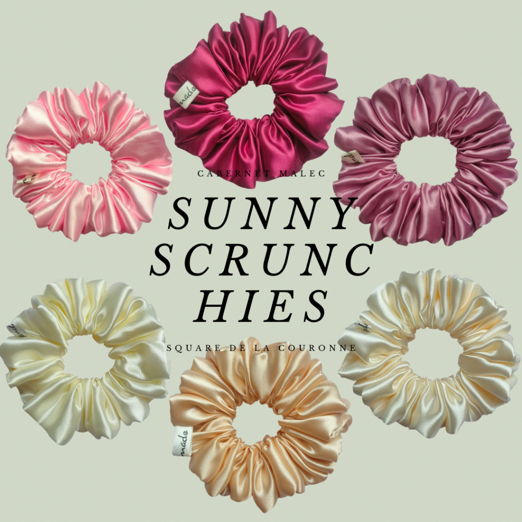ยางรัดผม Sunny Scrunchies (Large) Collection Classic Satin กลีบแน่นพิเศษ