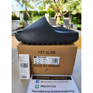 YEEZY SLIDE ONYX​ สีดำ Size​ 9UK​ ของแท้​ ป้ายไทย​