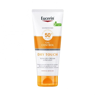 Eucerin Sun Oil Control Dry Touch Sun Gel-Cream SPF50+ 200ml ยูเซอริน ผลิตภัณฑ์ป้องกันแสงแดดสำหรับผิวกาย