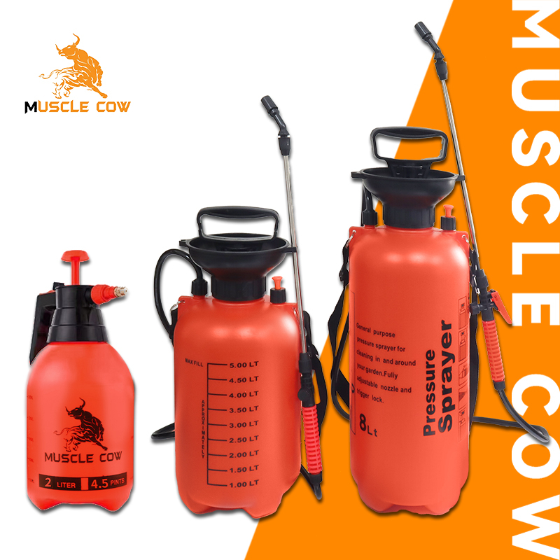 ถังพ่นยาแรงดันสูงอเนกประสงค์ MUSCLE COW: เลือกขนาด 2-8 ลิตร รีวิวคุณสมบัติครบครัน