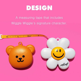 [สินค้าของแท้100% พร้อมส่ง] Wiggle Wiggle  Tape Measure Teddy Bear