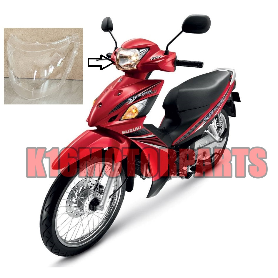 กรอบ ฝาครอบ กระจก ไฟหน้า SUZUKI SHOOTER ซูซุกิ ชูตเตอร์ 115 fi FI ปี 2013# เพชร  # 1000-443-00 # HMA BRAND