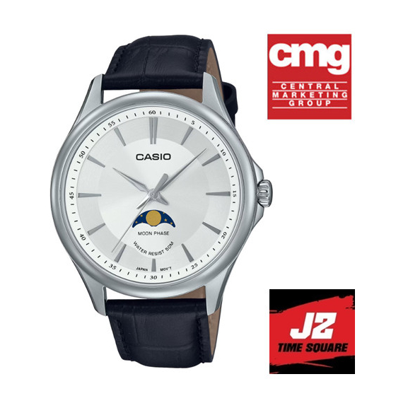 Casio ของแท้ 100% นาฬิกาผู้ชายทางการ MTP-M100L-7A สายหนังประกัน CMG