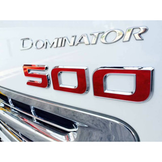 [แท้ห้าง+ส่งฟรี] สติ๊กเกอร์ตัวนูน หน้ารถฮีโน่ HINO 500 VICTOR, DOMINATOR