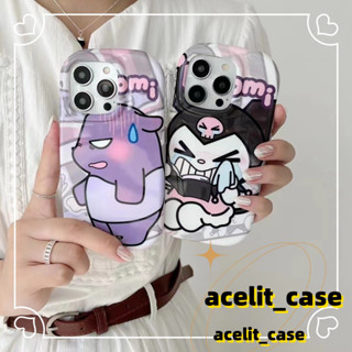 ❤️ส่งของขวัญ❤️ เคสไอโฟน 11 12 13 14 Pro Max ความนิยม kuromi แฟชั่น สไตล์คู่รัก น่ารัก Case for iPhone สไตล์วรรณศิลป์