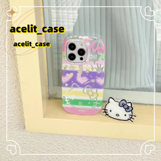 ❤️ส่งของขวัญ❤️ เคสไอโฟน 11 12 13 14 Pro Max HelloKitty แฟชั่น ความคิดสร้างสรรค์ ความนิยม Case for iPhone สไตล์วรรณศิลป์