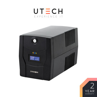 UPS เครื่องสำรองไฟฟ้า SYNDOME ECO II SERIES รุ่น ECO II-1500 900Watts LCD (ECO II-1.5K LCD) by UTECH