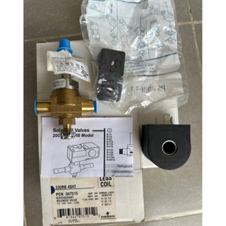 Emerson Solenoid Valve &amp; Coil.โซลินอยด์วาล์ว ขนาด1/2”,200RB 4S4T &amp; ASC4(PCN:047253),โซลินอยด์วาล์วขนาด4หุน และ คอยล์220V