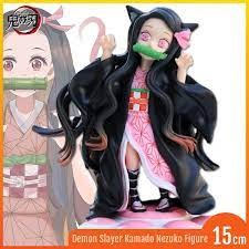 พร้อมส่ง ฟิกเกอร์โมเดล Demon Slayer Kamado Nezuko หูแมว ขนาด 15 cm.