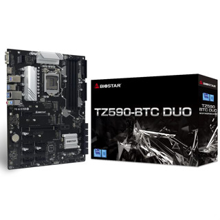 MAINBOARD (เมนบอร์ดนักขุด) BIOSTAR TZ590-BTC DUO (Socket 1200) ประกัน 1 ปี