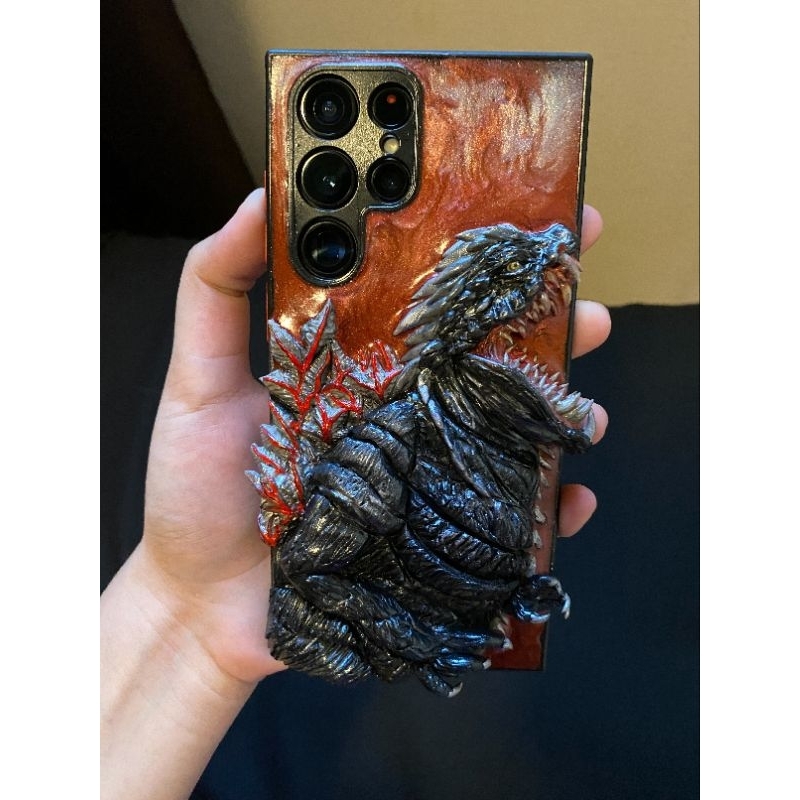 เคส Godzilla งานCustom Samsung Galaxy s22 Ultra (มือสอง) ส่งฟรี