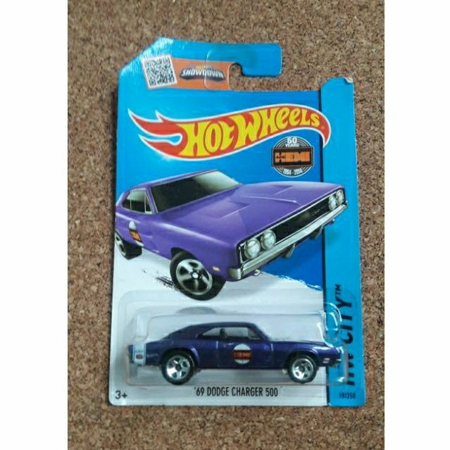 Hot Wheels City 50th Hemi ครบรอบ50 ปี 69 Dodge Charger 500 งานรุ่นเก่าหายาก นอนกล่อง รถของเล่น toy car car toy majorette