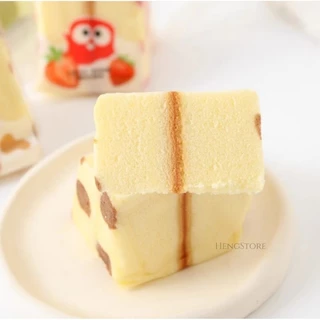 เค้กไต้หวัน อย.ไทย มูสเค้กไต้หวัน กลิ่นสตอเบอรี่ กลิ่นนมสด หอมนุ่ม อร่อย Hi Mr.SAM | พร้อมส่ง