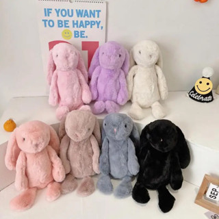 🐰พร้อมส่ง🐰กระเป๋าเป้สะพายหลังขนกระต่าย,กระเป๋าแฟชั่นตุ๊กตาขนกระต่าย เร็กซ์เทียมสายโซ่กระเป๋าแมสเซนเจอร์สะพายไหล่