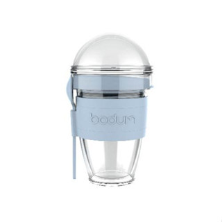 Bodum แก้วใส่อาหารว่างสำหรับพกพา ทำจากพลาสติก 2 ชั้น ขนาด 8 ออนซ์ รุ่น JOYCUP Granola สี Blue Moon 11922-338