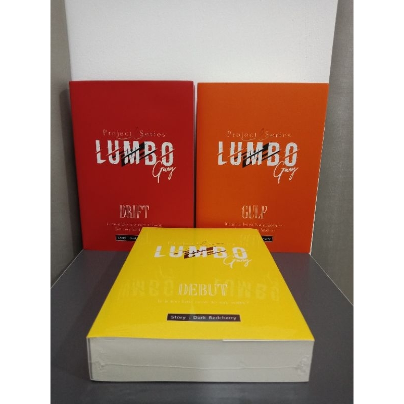 Lumbo Gang 3 เล่ม ปกแดง ปกส้ม ไม่ซีล ปกเหลือง(ในซีล) โปสที่คั่นครบ สภาพดีมาก Dark Redcherry