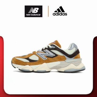 New Balance 9060 “Workwear yellowish-brown Sports shoes style ของแท้ 100 %Running shoes