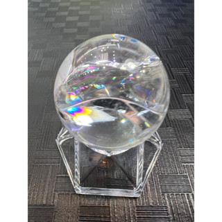 Ranbow in Crystal Quartz Sphere 31 mm