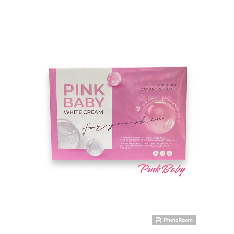 PINK BABY CREAM พิ้งเบบี้ ครีมเซต แพ็คเกจใหม่ ขนาด 5 กรัม