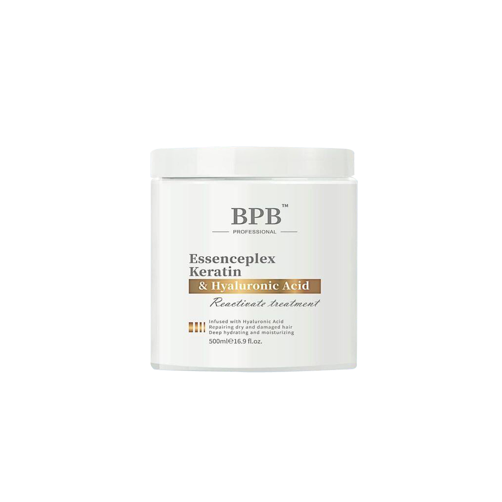 BPB Keratin&Hyaluronic Acid Reactivate Treatment 500ml (1582) บีพีบี เคราติน ไฮยา ทรีทเม้นท์เข้มข้น