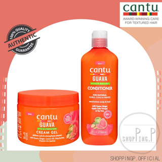 ✳️[แท้ 100%/พร้อมส่ง]✳️ Cantu Guava Curl Strengthening Cream Gel 340g ครีมเจลแต่งทรงผม และครีมนวดผม