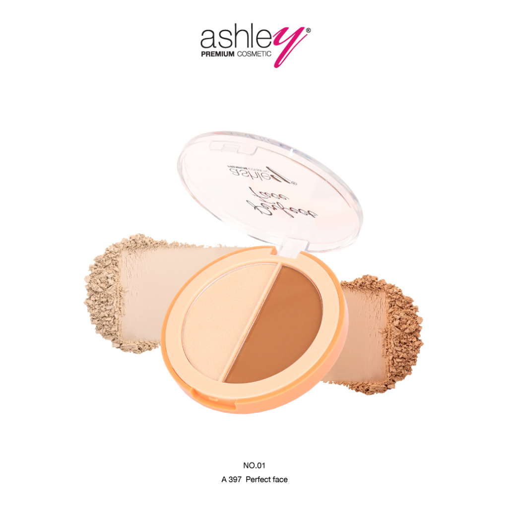 Ashley Perfect Face บลัชออนทูโทน 2 เฉดสี (A-397)