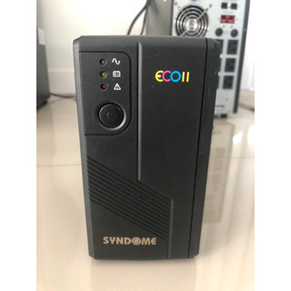 UPS เครื่องสำรองไฟมือสอง (second hand) syndome ECO II-800 800VA/360W สินค้าพร้อมใช้งาน รับประกัน 7 วัน