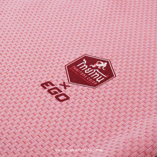 ถูกแทบทุน เสื้อโปโลลูกเล่นลายปลาตะเพียนสาน THAI TONE x EGO SPORT รหัส TT-002 แท้100%