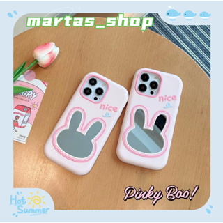 ❤️ส่งของขวัญ❤️ เคสไอโฟน 11 12 13 14 Pro Max สาวน่ารักหัวใจ กระต่าย การ์ตูน ความคิดสร้างสรรค์ Case for iPhone สาวน่ารักหั