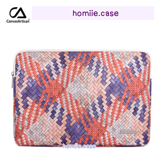 (พร้อมส่ง) กระเป๋าสำหรับไอแพด โน๊ตบุ๊ค หนัง PU กันน้ำ 11-15.6” soft case Weave x CanvasArtisan กระเป๋าใส่ไอแพด notebook