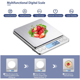 เครื่องชั่งอาหาร LCD displayเครื่องชั่งอิเล็กทรอนิกส์สำหรับห้องครัว เครื่องชั่งครัว เครื่องชั่งdigital ตาชั่งดิจิตอล