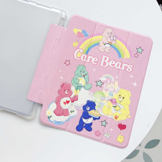 ✨พร้อมส่ง✨เคสไอแพด Gen9 10.2 Air5 CAREBEARS เคสiPad Gen8 Gen10 Air4 Air3 Case iPad ใส่ปากกาได 11pro pro9.7 หมีน่ารัก