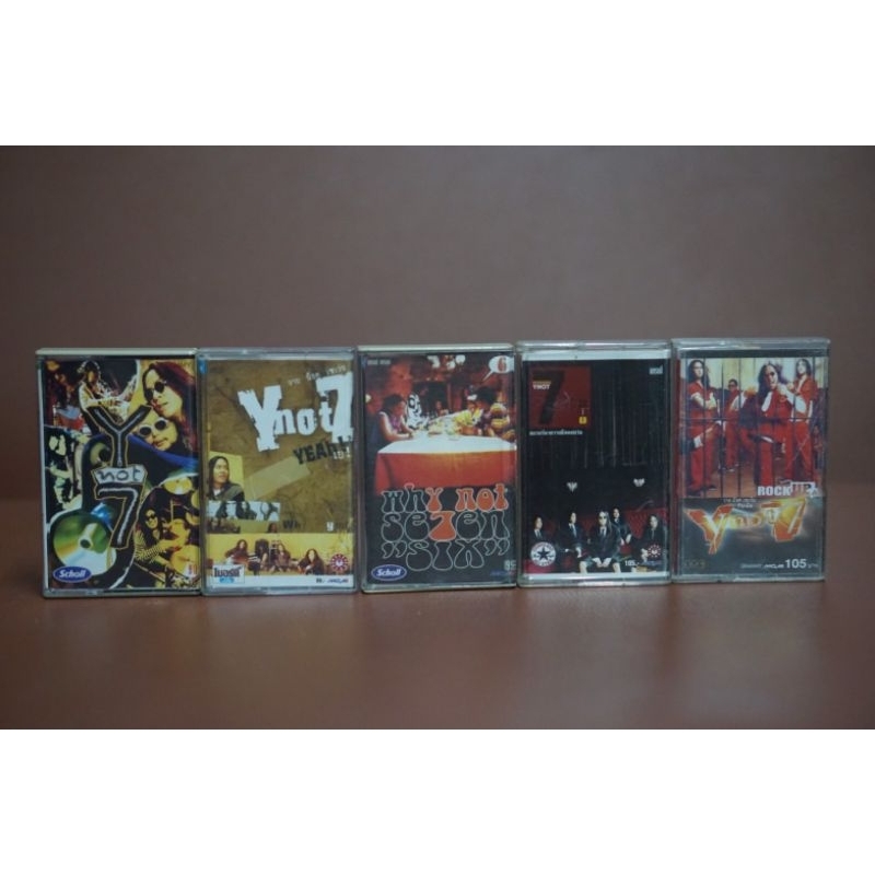 เทปคาสเซ็ท Y not​ 7 ยกชุดรวม5อัลบั้ม