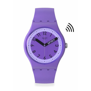 Swatch นาฬิกาผู้ชาย SwatchPAY! PROUDLY VIOLET PAY! รุ่น SO29V100-5300