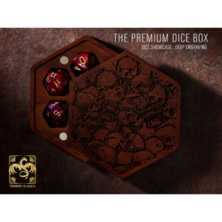 The Skull Dice Box | Premium DnD Dice Box | D&amp;D Dice Box | Dice Vault | Dice Storage Tray for MTG RPG Gaming