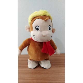 ตุ๊กตา​ ลิง​ Curious George ตัวสูงประมาณ​ 30 ซม.​ เดิน