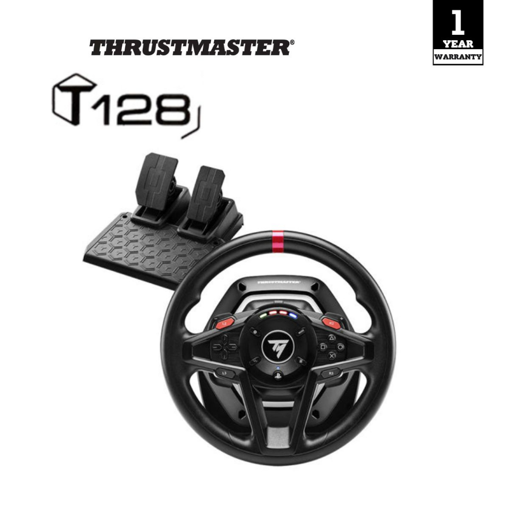 [พร้อมส่ง] Thrustmaster TS-T128 PS version ASIA UK Plug รองรับ PC - PS4 - PS5 (รับประกันศูนย์ไทย 1 ป