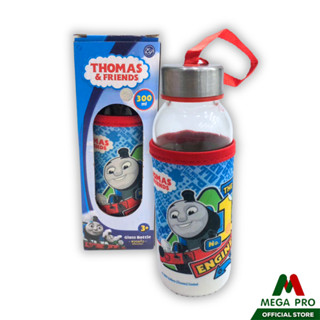 Megapro - ขวดน้ำแก้วพร้อมผ้าหุ้ม Thomas&amp;Friends