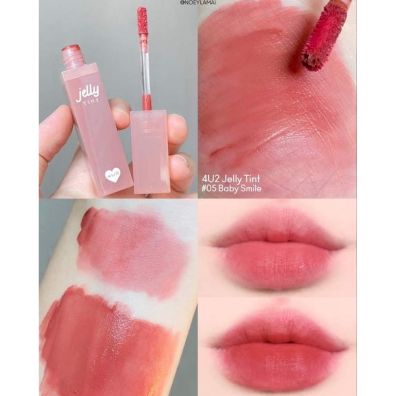 #4U2Cosmetics #4U2Thailand #4U2Jellytint #ลิปทินท์Y2K #เยลลี่ลิป #ลิปทินท์ปากนุ่มหนุบ #ลิป4U2 #ทินท์Y2K #รีวิว4U2 #4U2Jlt05