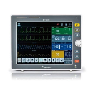 Bistos เครื่องติดตามการทำงานของหัวใจและสัญญาณชีพอัตโนมัติ (BT-770 Patient Monitor) เฉพาะเครื่อง