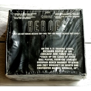 (Sealed box) กล่องสุ่มการ์ด HEROES 09.11.01 COLLECTIBLE CARDS