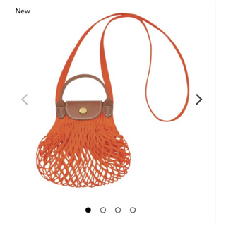 พร้อมส่ง แท้ 💯% New Longchamp ตาข่ายมินิ สีส้ม LE PLIAGE FILET Crossbody bag XS - Orange 🍊