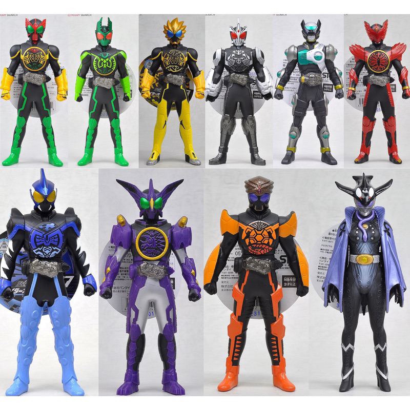 ซอฟท์ไรเดอร์ โอส Kamen Rider OOO : Rider Hero Series 01 / 02 / 03 / 04 / 05 / 06 / 07 / 08 / EX / Me