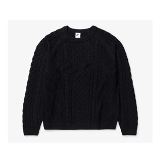 Nike Life Cable Knit Sweater (BLACK)