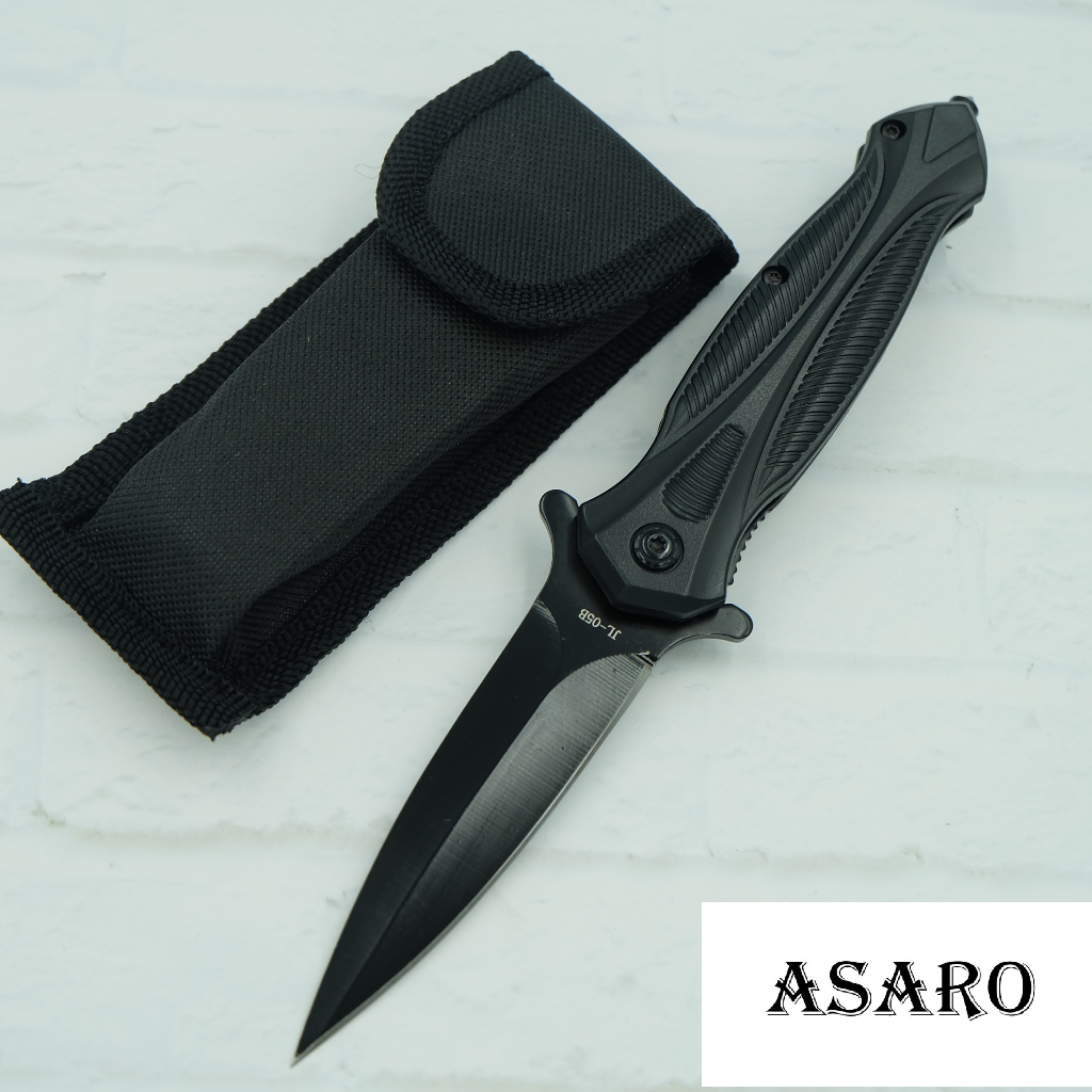 ASARO NB025 มีดเดินป่า มีดสวย มีดพก มีดพับพกพา มีดแคมป์ปิ้ง ขนาด20.50ซม. 3cr13Mov Stainless steel แถมซองไนลอน