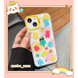 🎁ส่งของขวัญ🎁เคสไอโฟน สำหรับ 11 14 for iPhone Case 13 12 Pro Max แฟชั่น น่าสนใจ หมีน้อย กันกระแทก เคสนิ่ม เคสโทรศัพท์