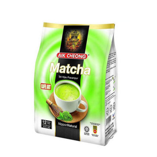 Aik Cheong Matcha ชาเขียว มัจฉะ 3in1 ขนาด 12 ซอง