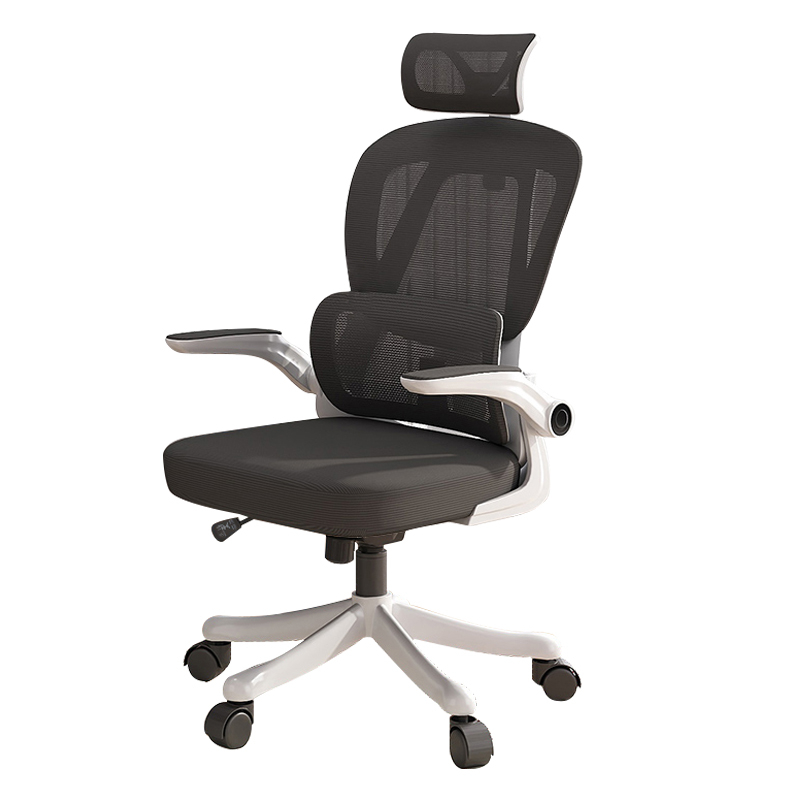 BAIERDI MALL เก้าอี้ออฟฟิศ ใช้ในสำนักงาน ออกแบบมาเพื่อสุขภาพ มีหมอนรองรับกระชับเอว เอนได้ เบาะฟองน้ำหนานุ่ม ราคาถูก เก้า