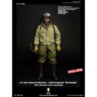 Facepoolfigure  FP-009B 1/6 US 2nd Armored Division-Staff Sergeant Wardaddy Special Edition