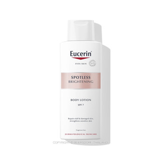 Exp.7/25 (250 มล) Eucerin SPOTLESS BRIGHTENING BODY LOTION SPF 7 ยูเซอริน สปอตเลส ไบรท์เทนนิ่ง บอดี้ โลชั่น